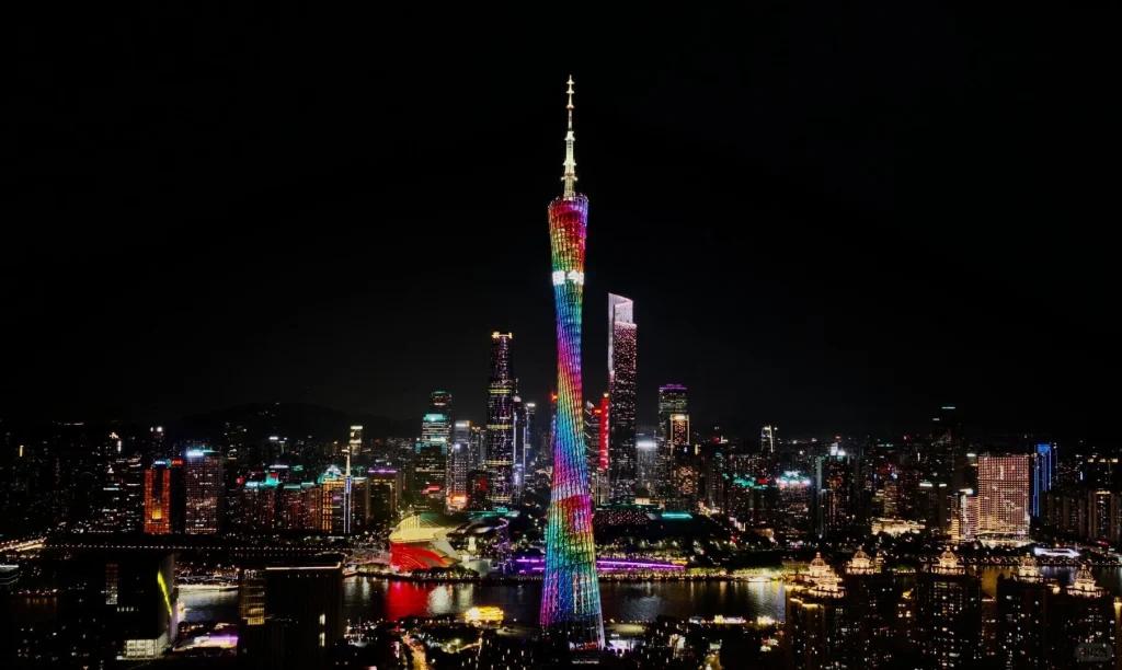Canton Tower at night