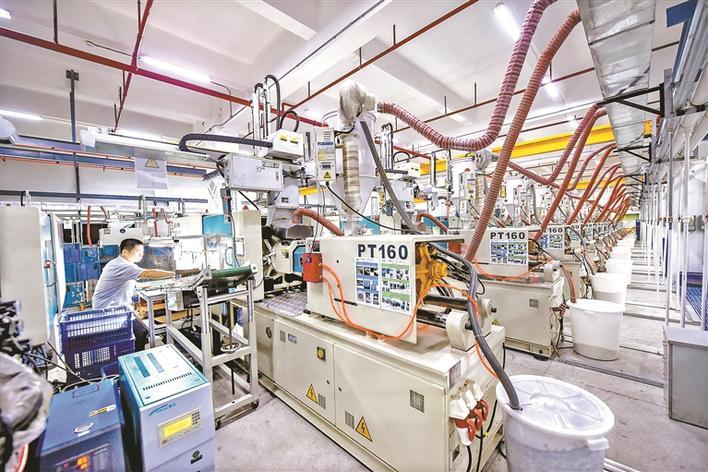 Electronics factory production line